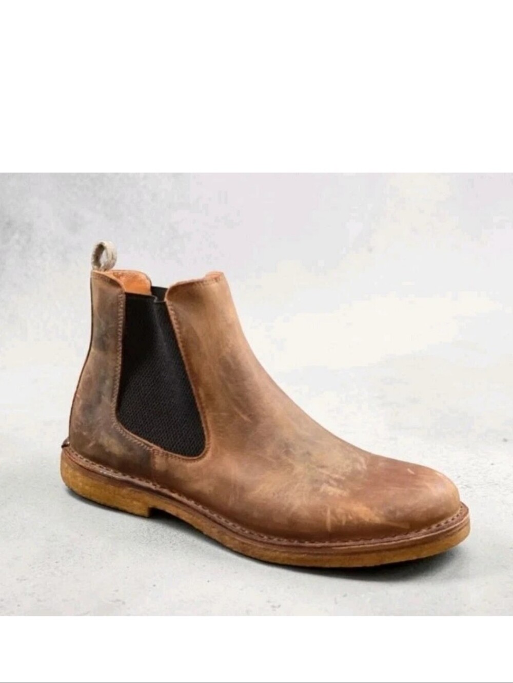 NEW! Astorflex Men's Bitflex Chelsea Boots Nubuck Dark Chestnut! Size 13 EU 46